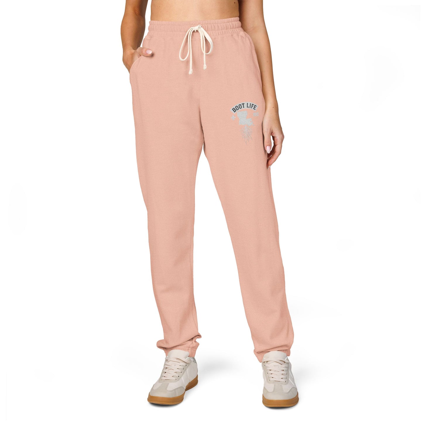Cozy Garment-Dyed Fleece Sweatpants | Relaxed Fit Lounge Wear, Comfy Activewear, Ideal Gift for Home, Gym, and Travel