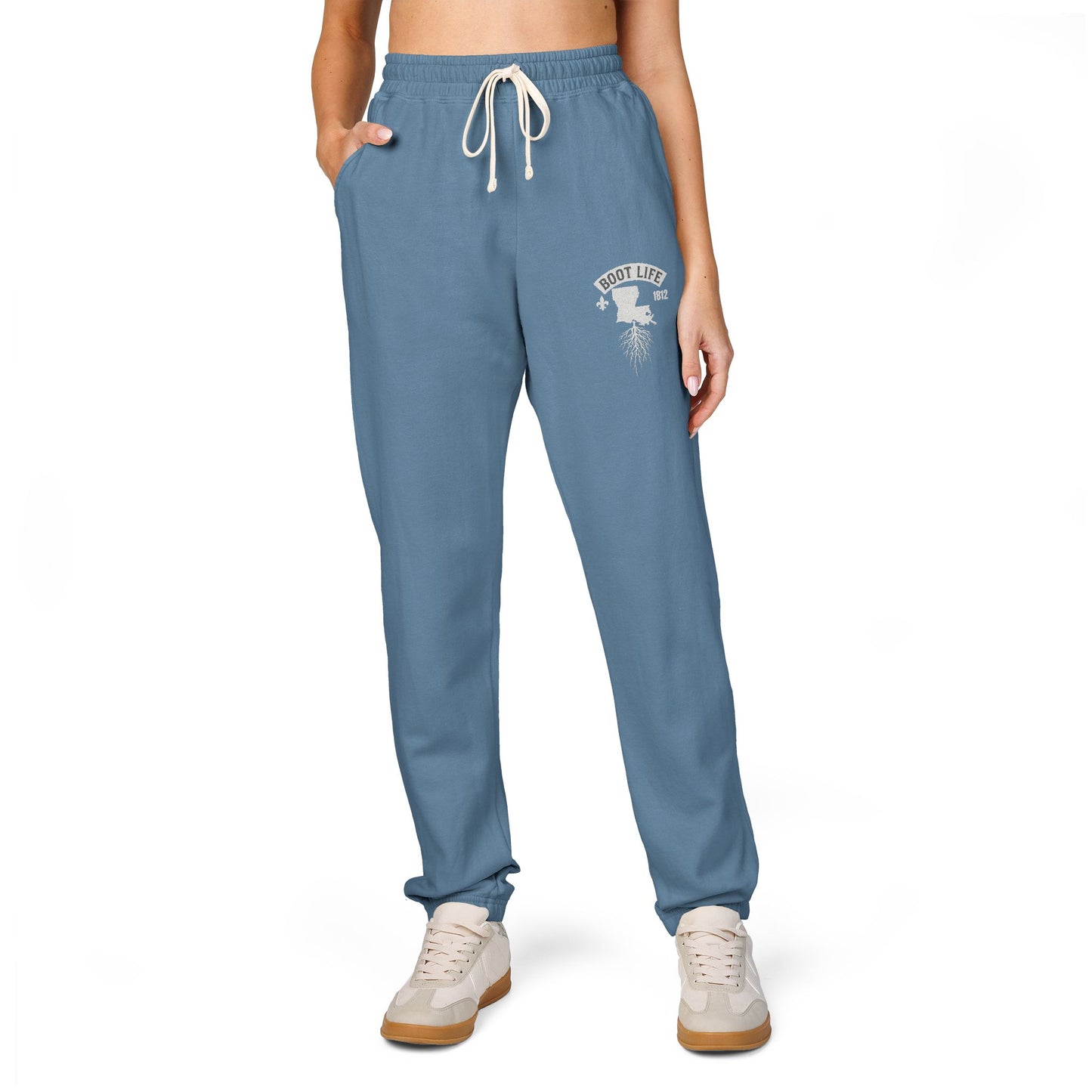 Cozy Garment-Dyed Fleece Sweatpants | Relaxed Fit Lounge Wear, Comfy Activewear, Ideal Gift for Home, Gym, and Travel