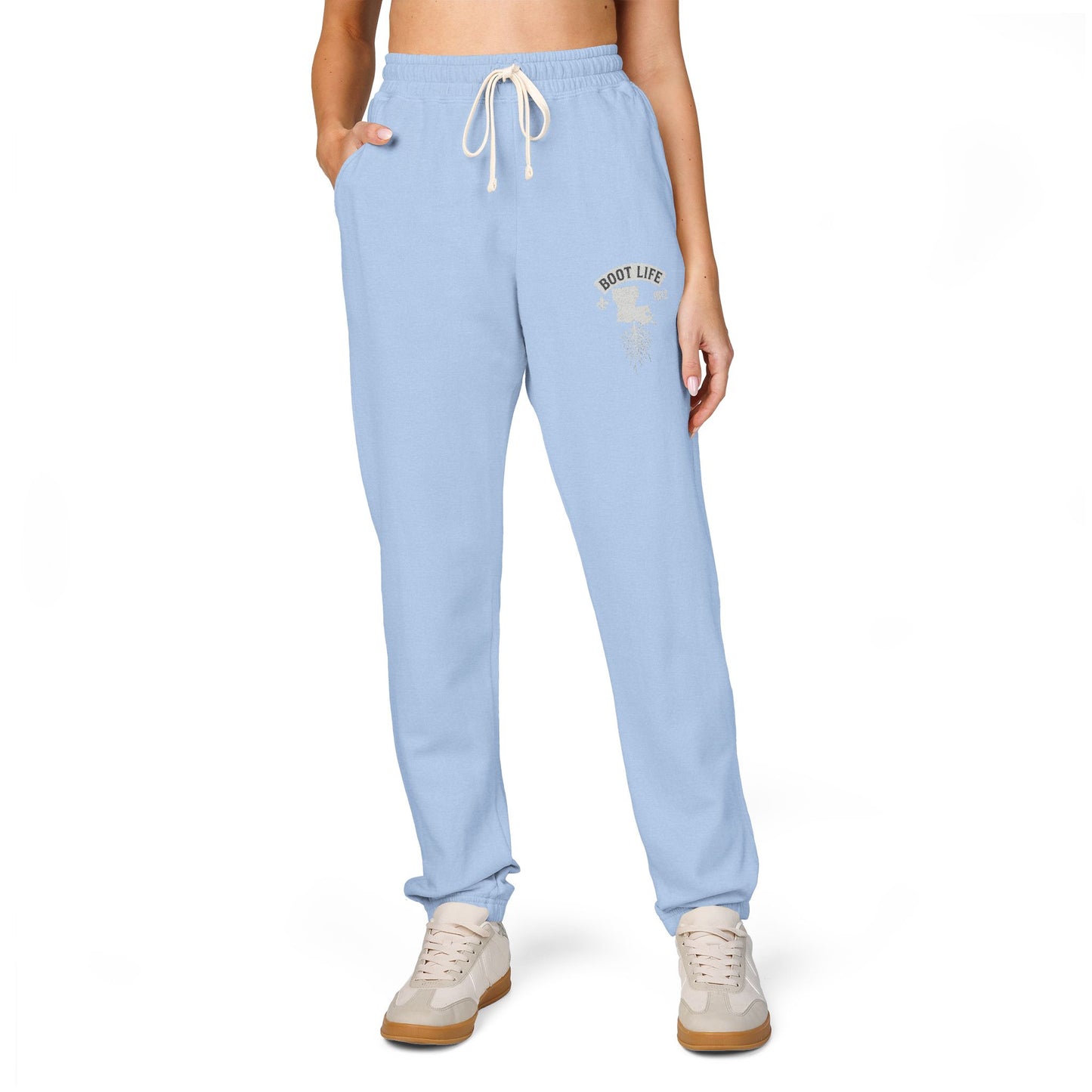 Cozy Garment-Dyed Fleece Sweatpants | Relaxed Fit Lounge Wear, Comfy Activewear, Ideal Gift for Home, Gym, and Travel