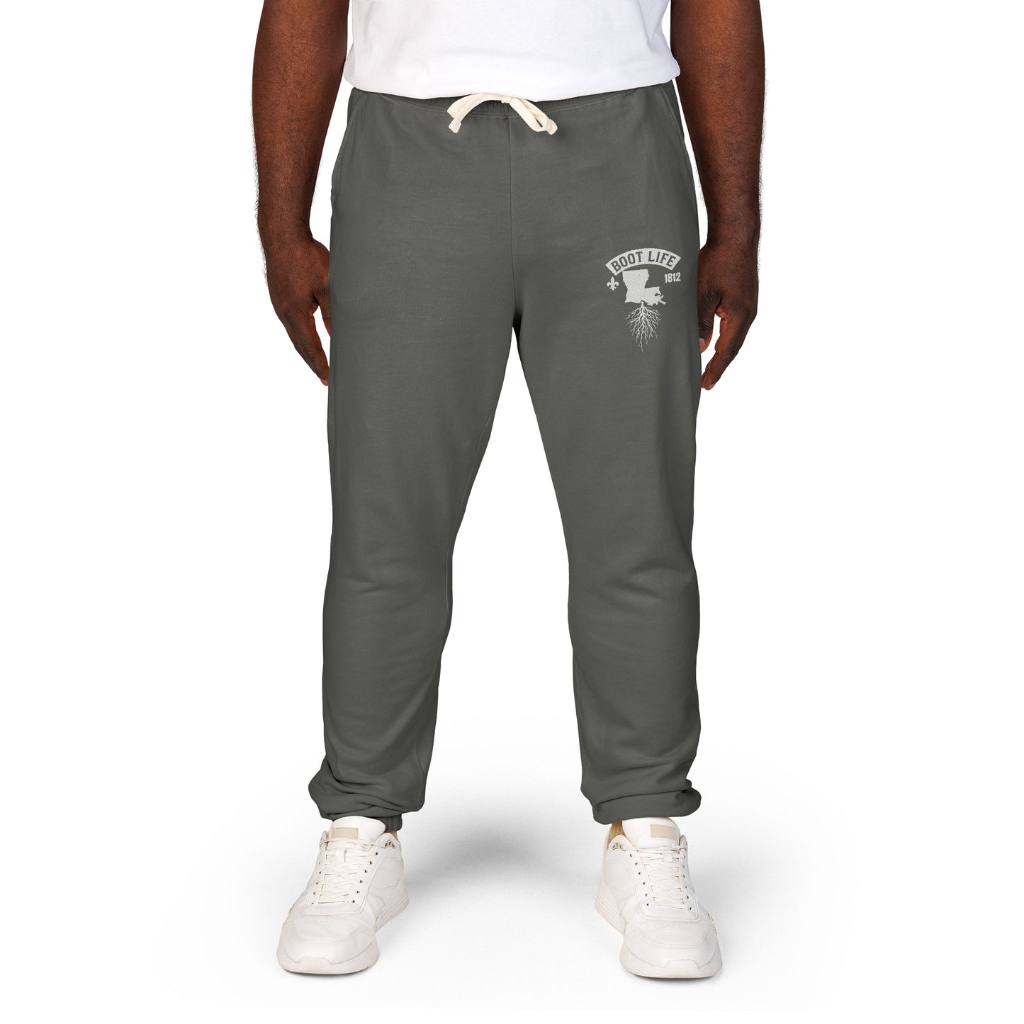 Cozy Garment-Dyed Fleece Sweatpants | Relaxed Fit Lounge Wear, Comfy Activewear, Ideal Gift for Home, Gym, and Travel
