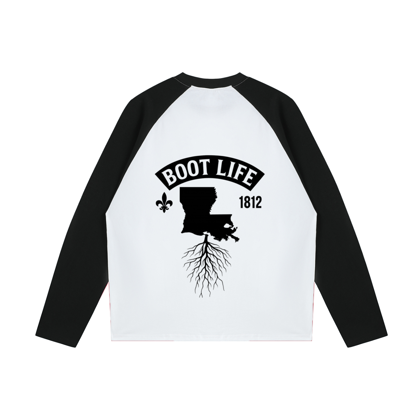 Color-Blocked Raglan Long-Sleeve T-Shirt