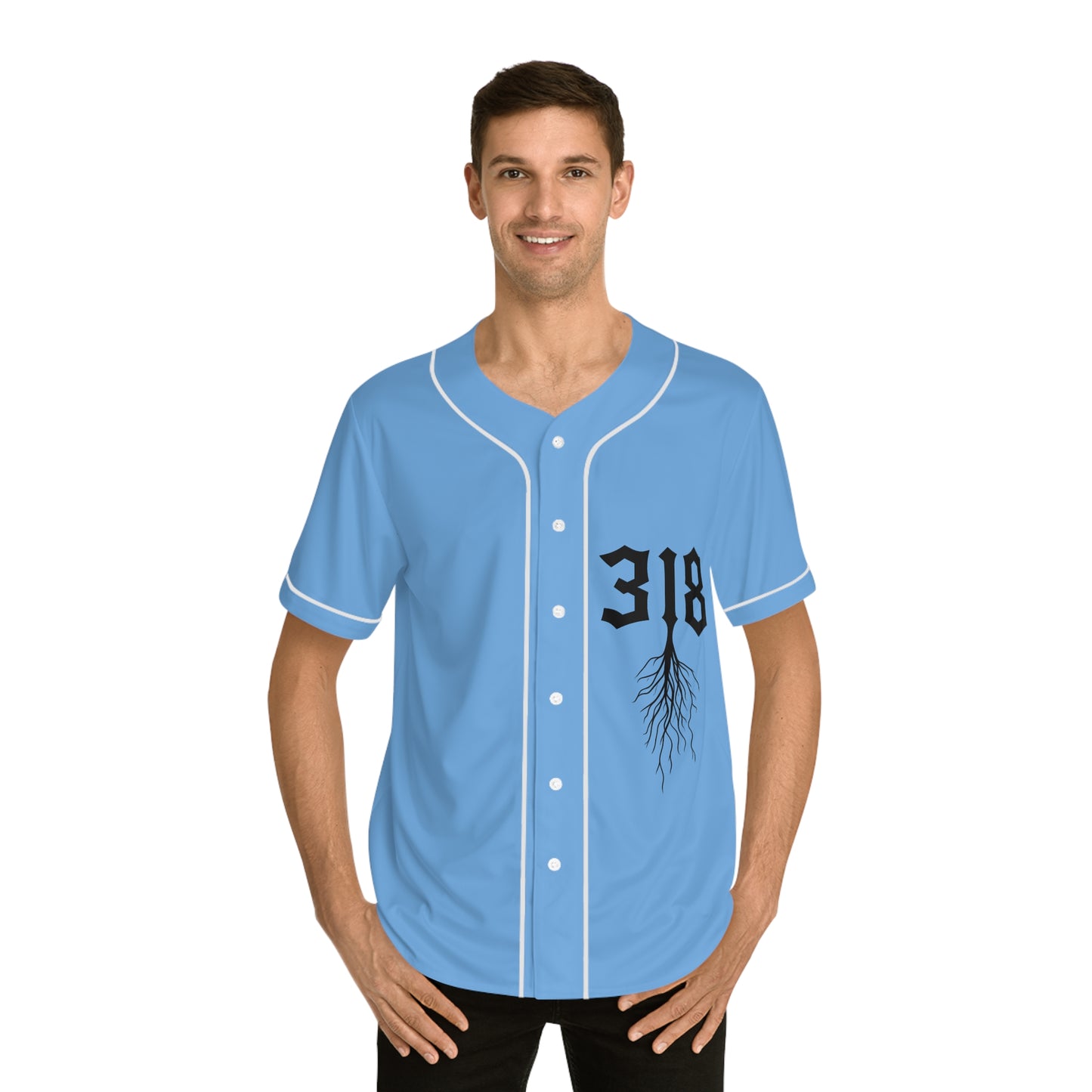 Louisiana Spirit Baseball Jersey, AOP Men's Tee, Rooted in Tradition, Gift for Sports Fans, Louisiana Pride Apparel, Summer Casual Wear