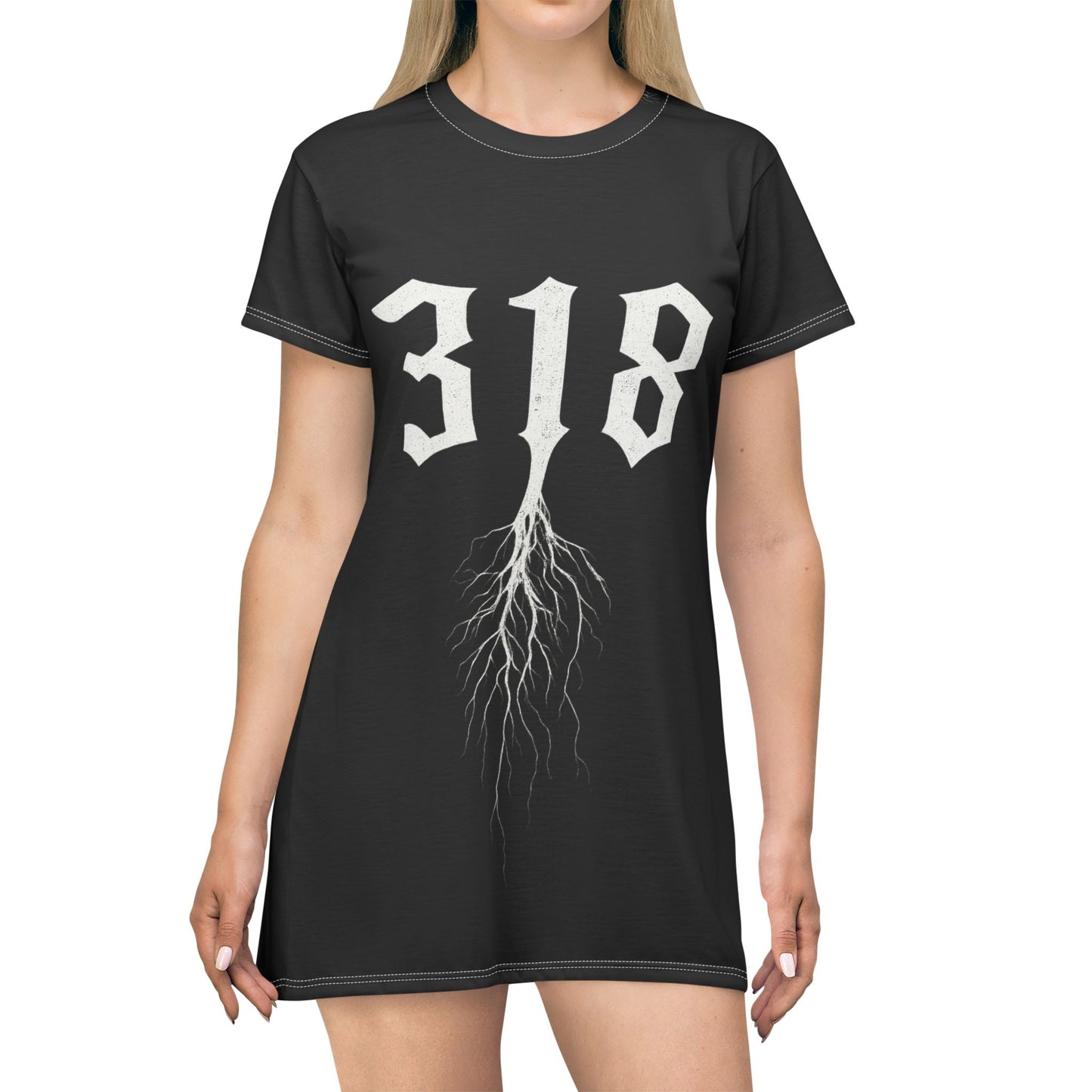 Louisiana Boot Life T-Shirt Dress - Casual Summer Dress, Comfortable Day Dress, Gift for Louisiana Lovers, Southern Style Outfit