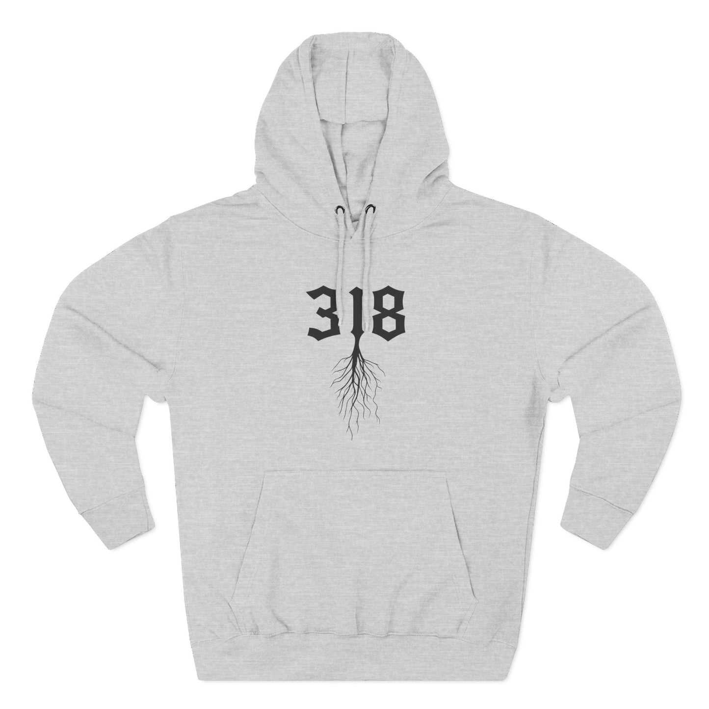 Three-Panel Fleece Hoodie