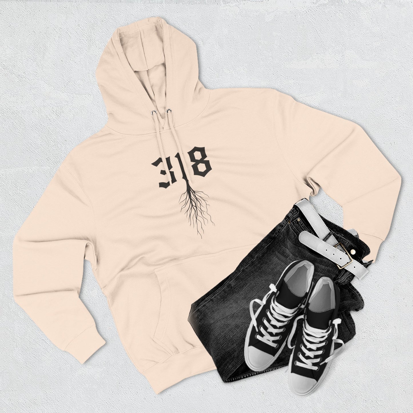 Copy of Copy of Three-Panel Fleece Hoodie