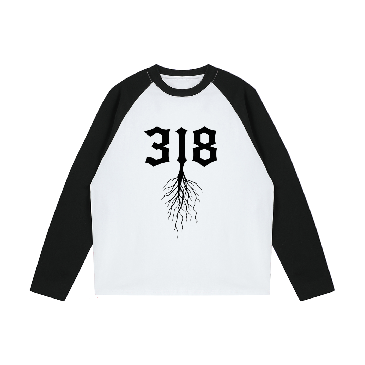 Color-Blocked Raglan Long-Sleeve T-Shirt